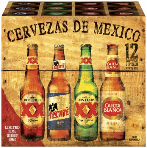 Cerveza De Mexico 12-Pack Bottles