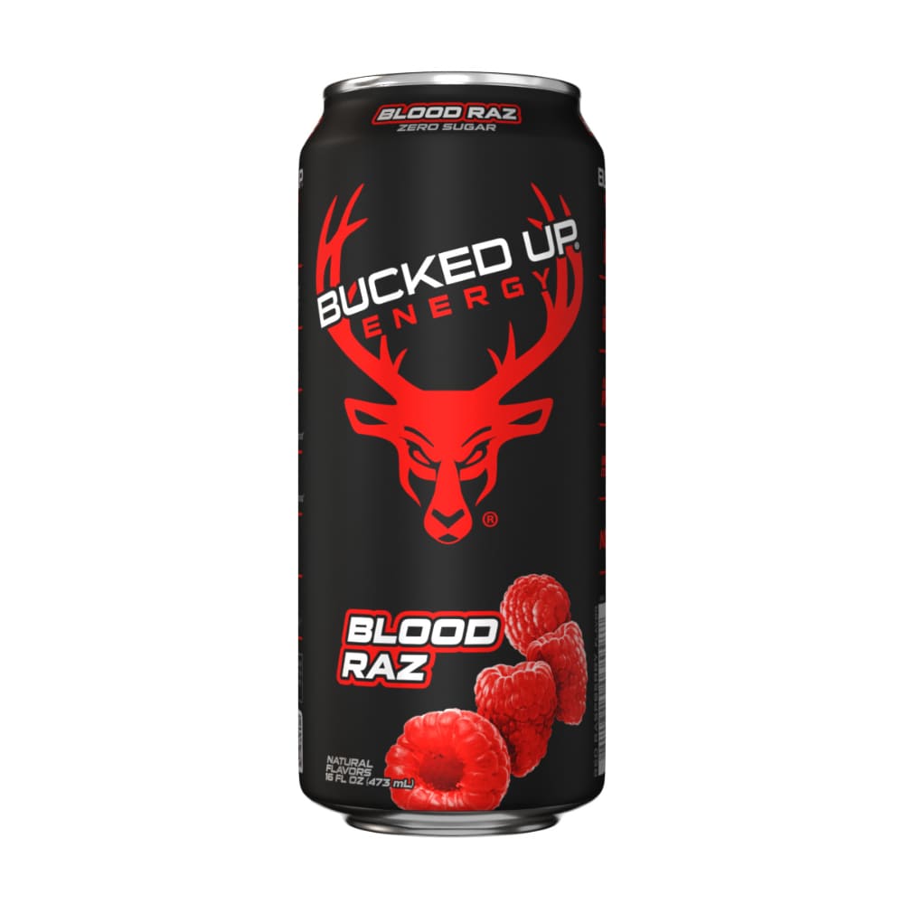 Bucked Up Energy Blood Raz 16oz Can