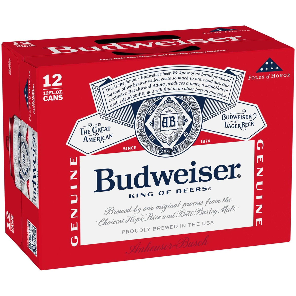 Budweiser 12oz Bottles 12-Pack