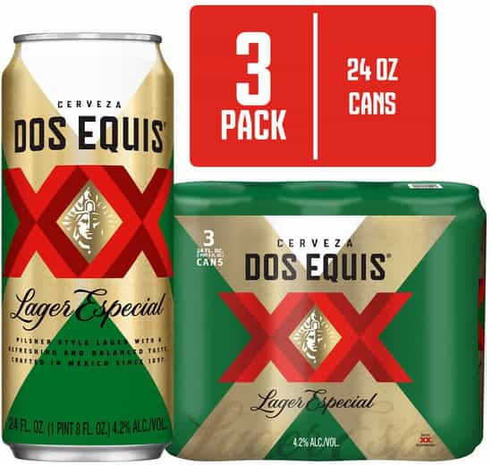 Dos Equis 3-Pack 24oz Cans