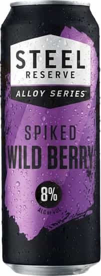 Steel Reserve Spiked Wild Berry 16oz