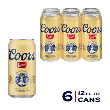 Packs de 6 latas de Coors