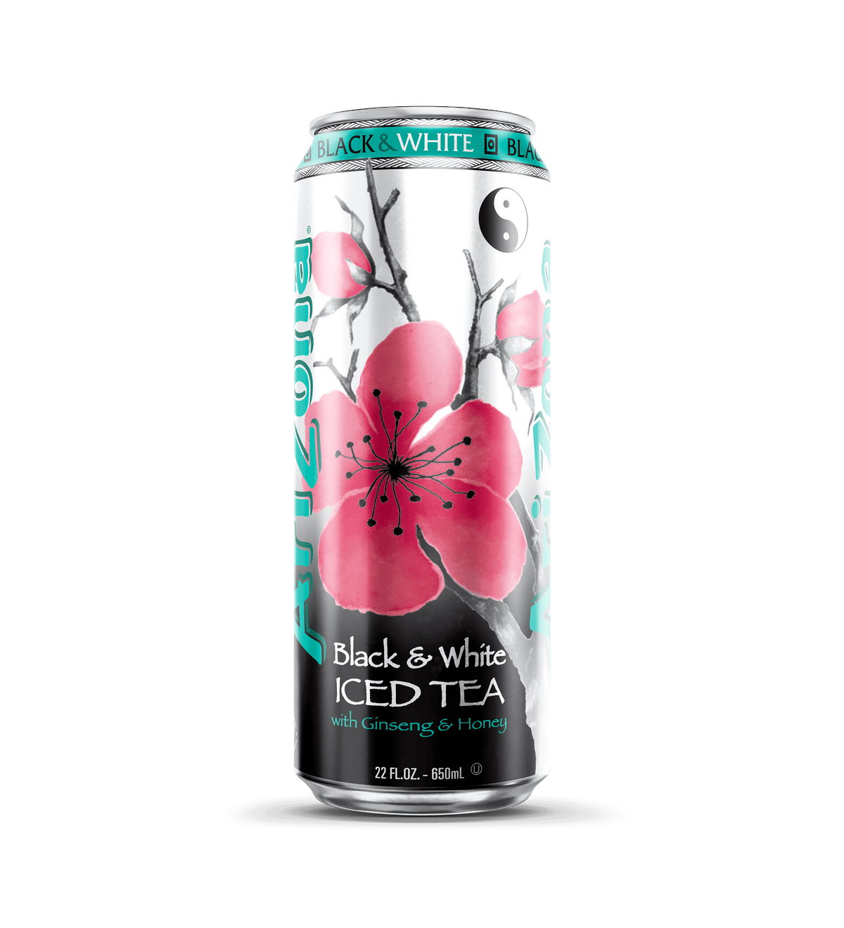 Té helado Arizona blanco y negro