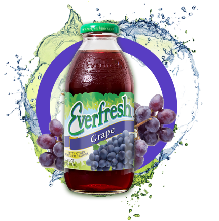 Everfresh Grape Juice 16oz Bottle