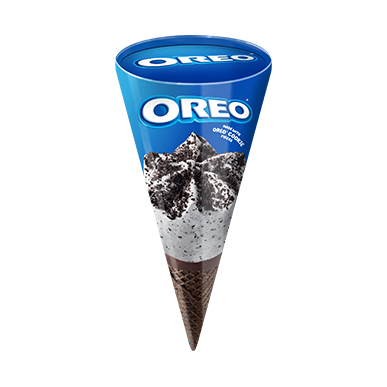 Cono de helado Oreo