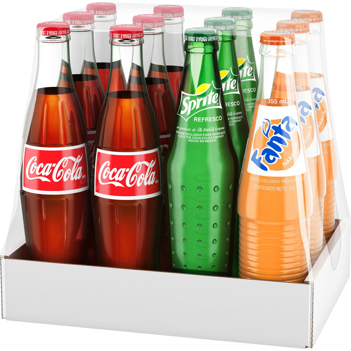 Botella de vidrio de Coca-Cola