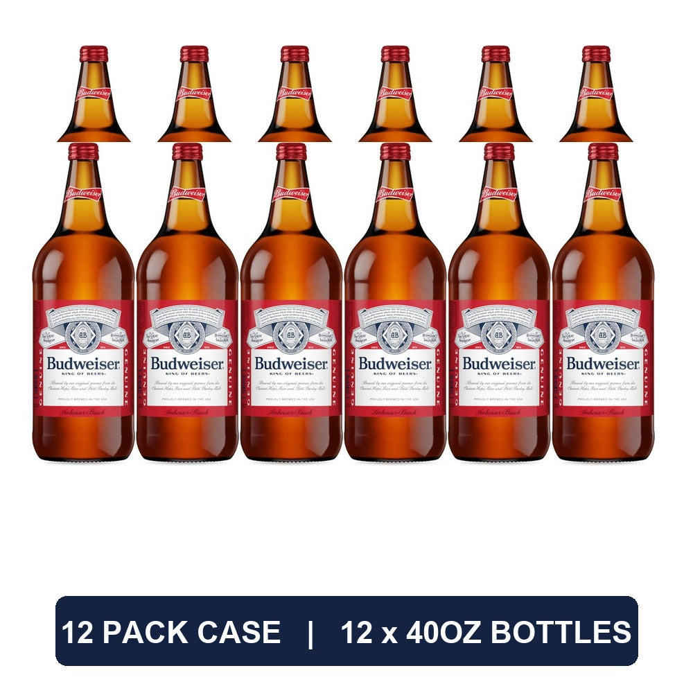 Budweiser 40oz Bottle 12-Pack