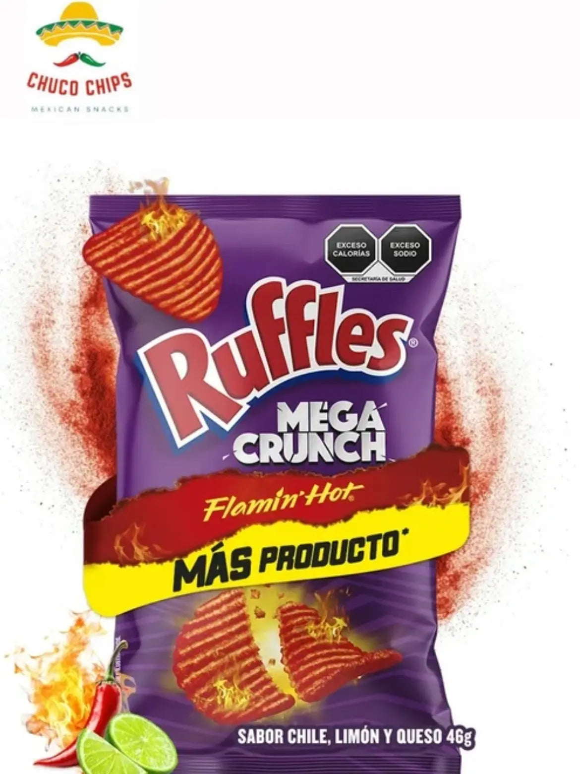 Ruffles Mega Crunch Flamin' Hot