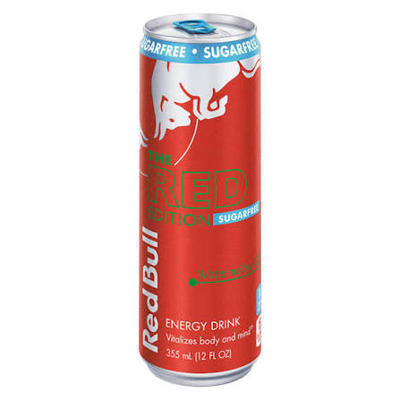 Red Bull Watermelon Sugarfree 8.4oz Can