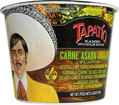 Tapatio Noodles Carne Asada W/lime