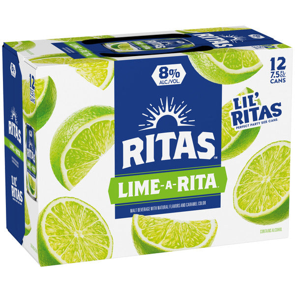 Ritas Lime-A-Rita 7.5oz 12-Pack