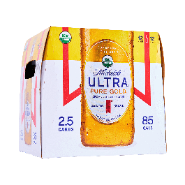 Paquete de 6 botellas de Michelob Ultra Pure Gold