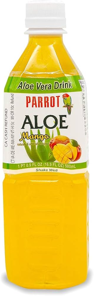 Parrot Aloe Vera Mango Drink 16.9oz Bottle
