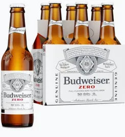 Budweiser Zero 6-Pack Bottle