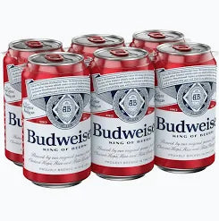 Budweiser 12oz Cans 6-Pack