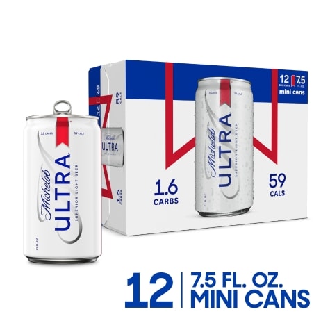 Michelob Ultra Mini Cans 12-Pack